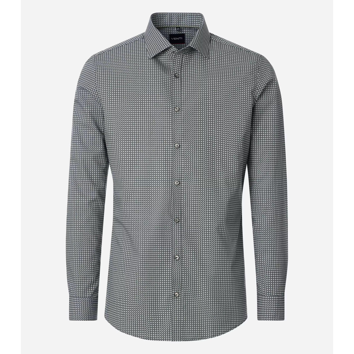 BODY FIT MINI PRINT-MENS DRESS SHIRTS-VENTI-JB Evans Fashions & Footwear