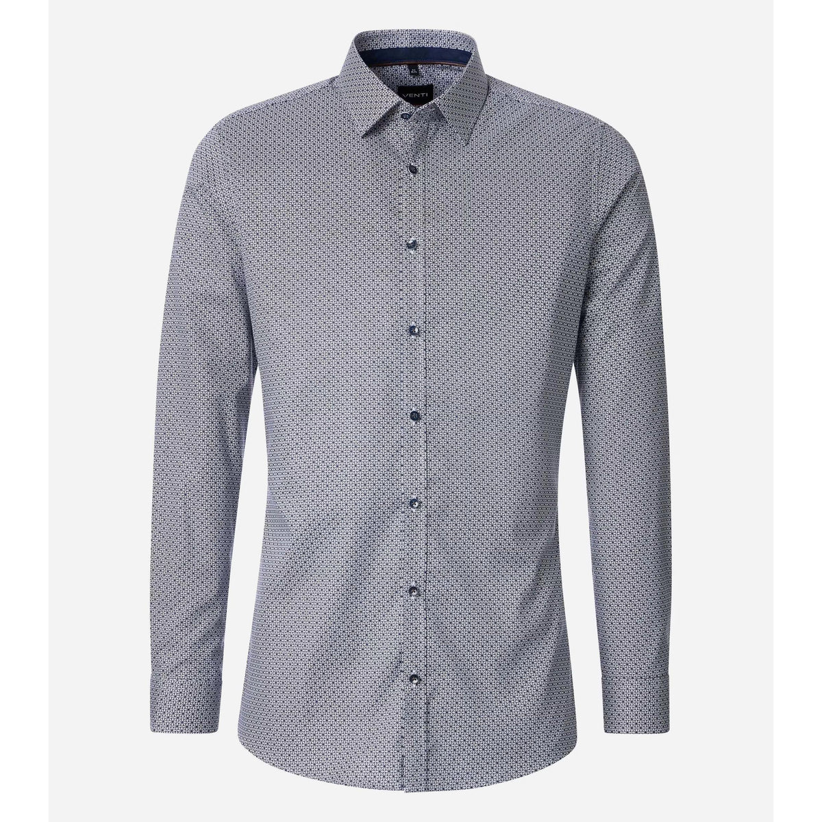 BODY FIT STAR PATTERN-MENS DRESS SHIRTS-VENTI-JB Evans Fashions & Footwear