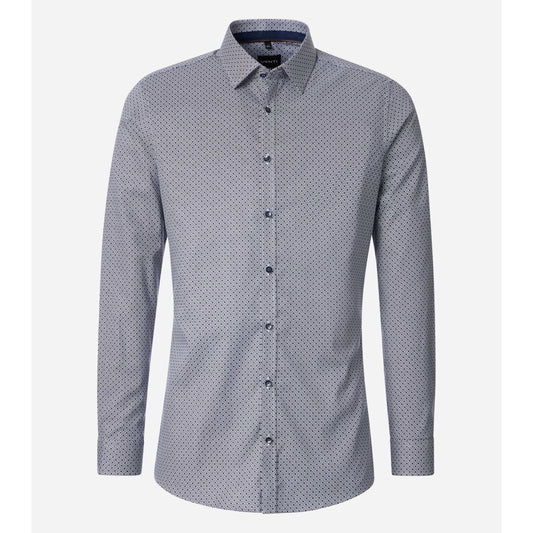 BODY FIT STAR PATTERN-MENS DRESS SHIRTS-VENTI-JB Evans Fashions & Footwear