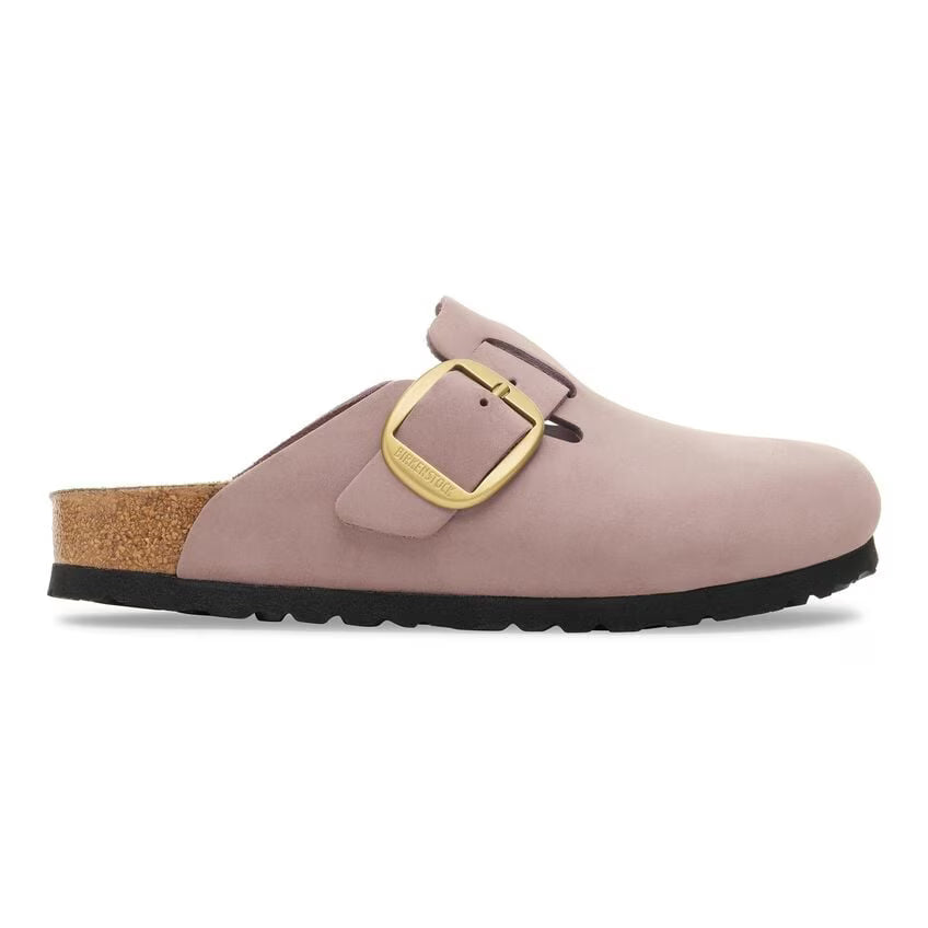 BOSTON BIG BUCKLE NUBUCK FADED PURPLE N-SANDALS-BIRKENSTOCK-JB Evans Fashions & Footwear
