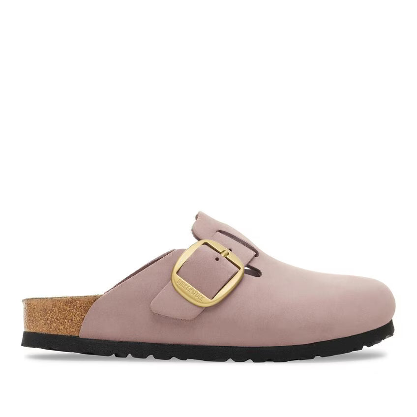 BOSTON BIG BUCKLE NUBUCK FADED PURPLE N-SANDALS-BIRKENSTOCK-JB Evans Fashions & Footwear