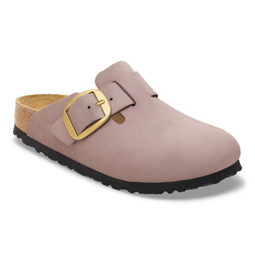 BOSTON BIG BUCKLE NUBUCK FADED PURPLE N-SANDALS-BIRKENSTOCK-JB Evans Fashions & Footwear