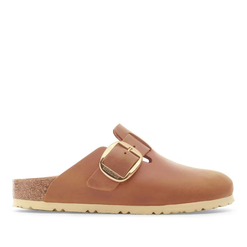 BOSTON BIG BUCKLE OILED COGNAC N-SANDALS-BIRKENSTOCK-JB Evans Fashions & Footwear
