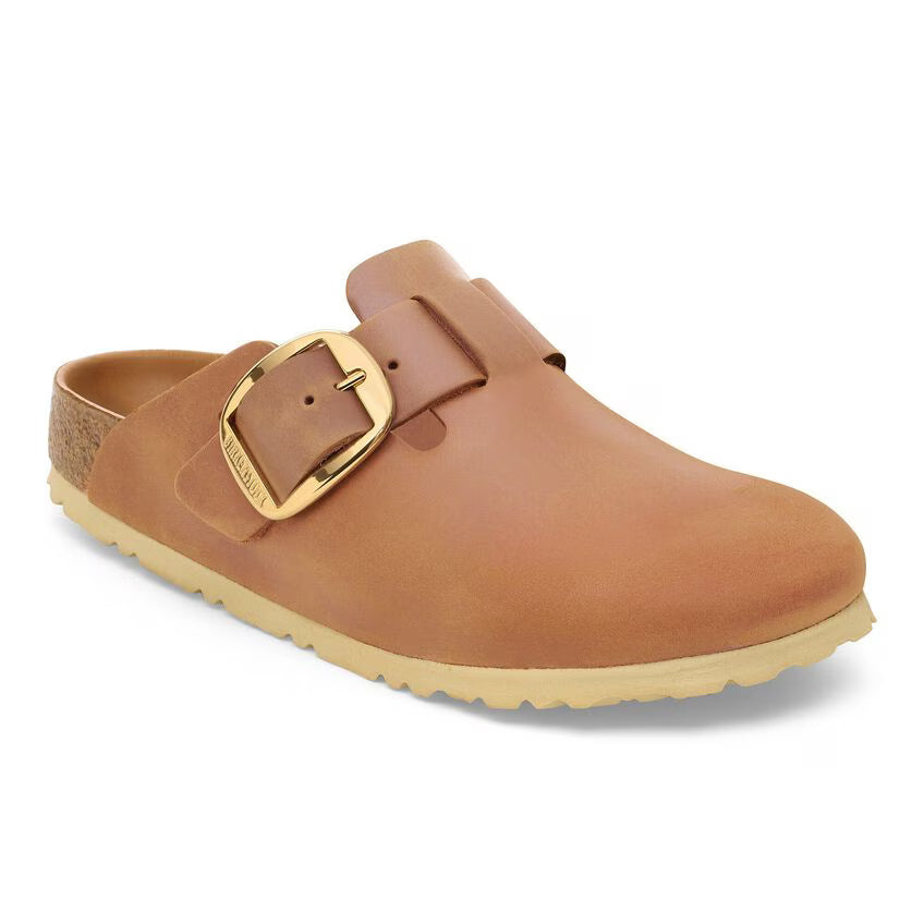 BOSTON BIG BUCKLE OILED COGNAC N-SANDALS-BIRKENSTOCK-JB Evans Fashions & Footwear