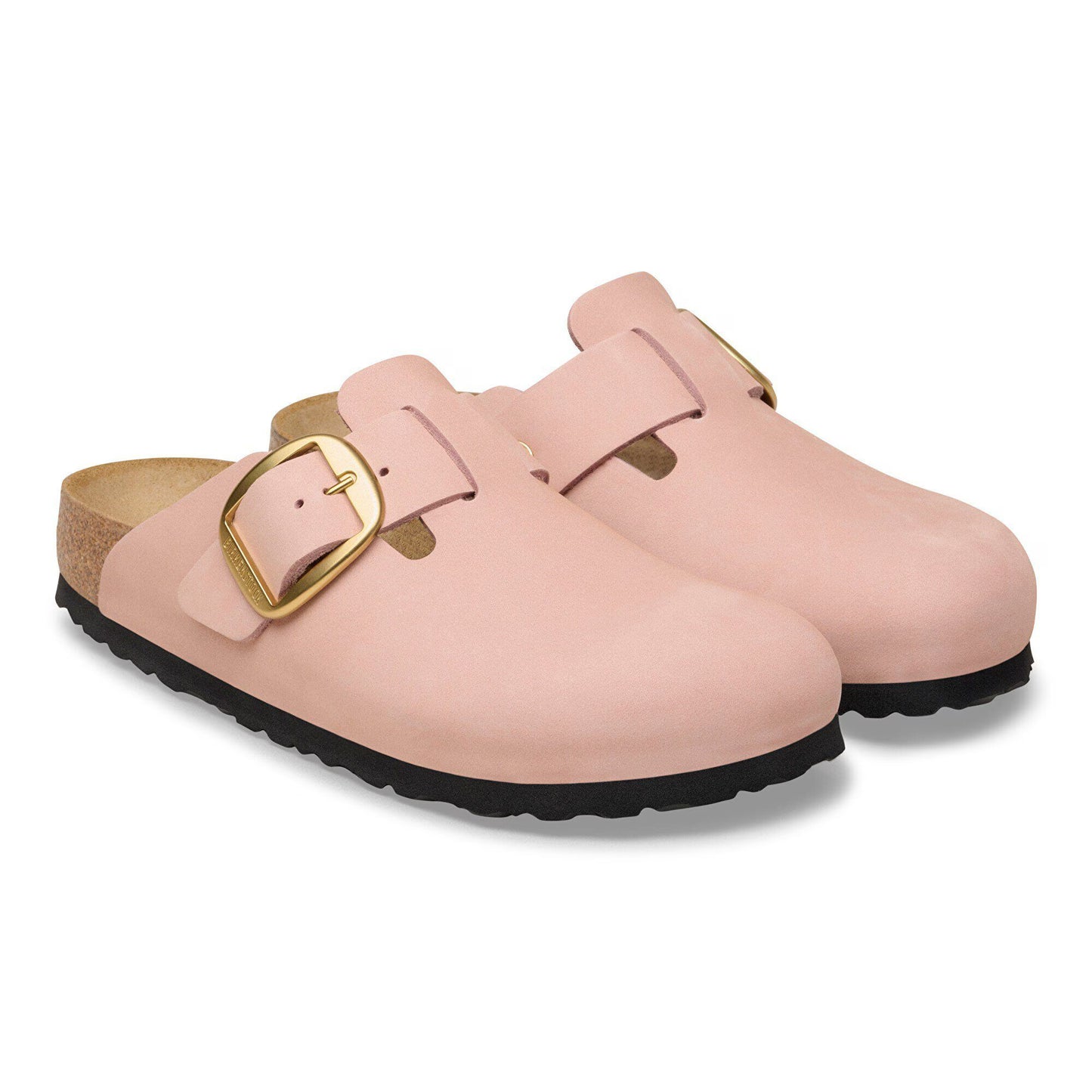 BOSTON BIG BUCKLE SOFT PINK N-LADIES SANDALS-BIRKENSTOCK-JB Evans Fashions & Footwear