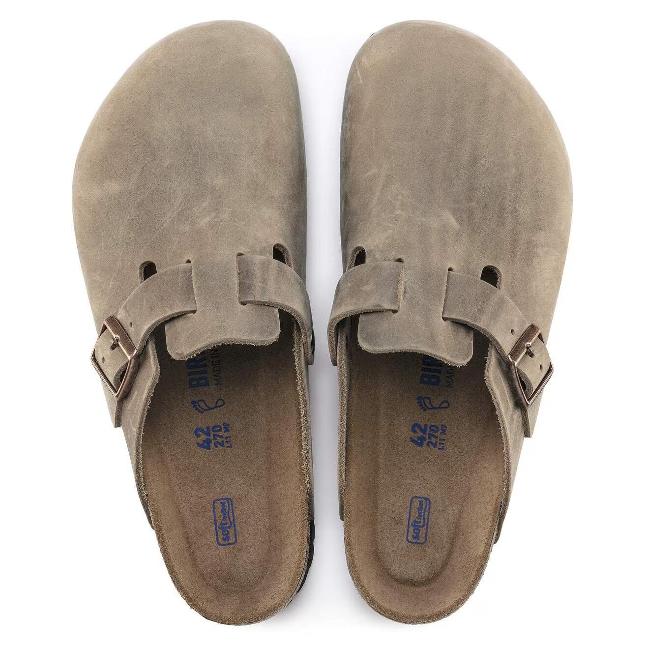BOSTON SFB FL TOBACCO BROWN-MENS CASUAL FOOTWEAR-BIRKENSTOCK-JB Evans Fashions & Footwear