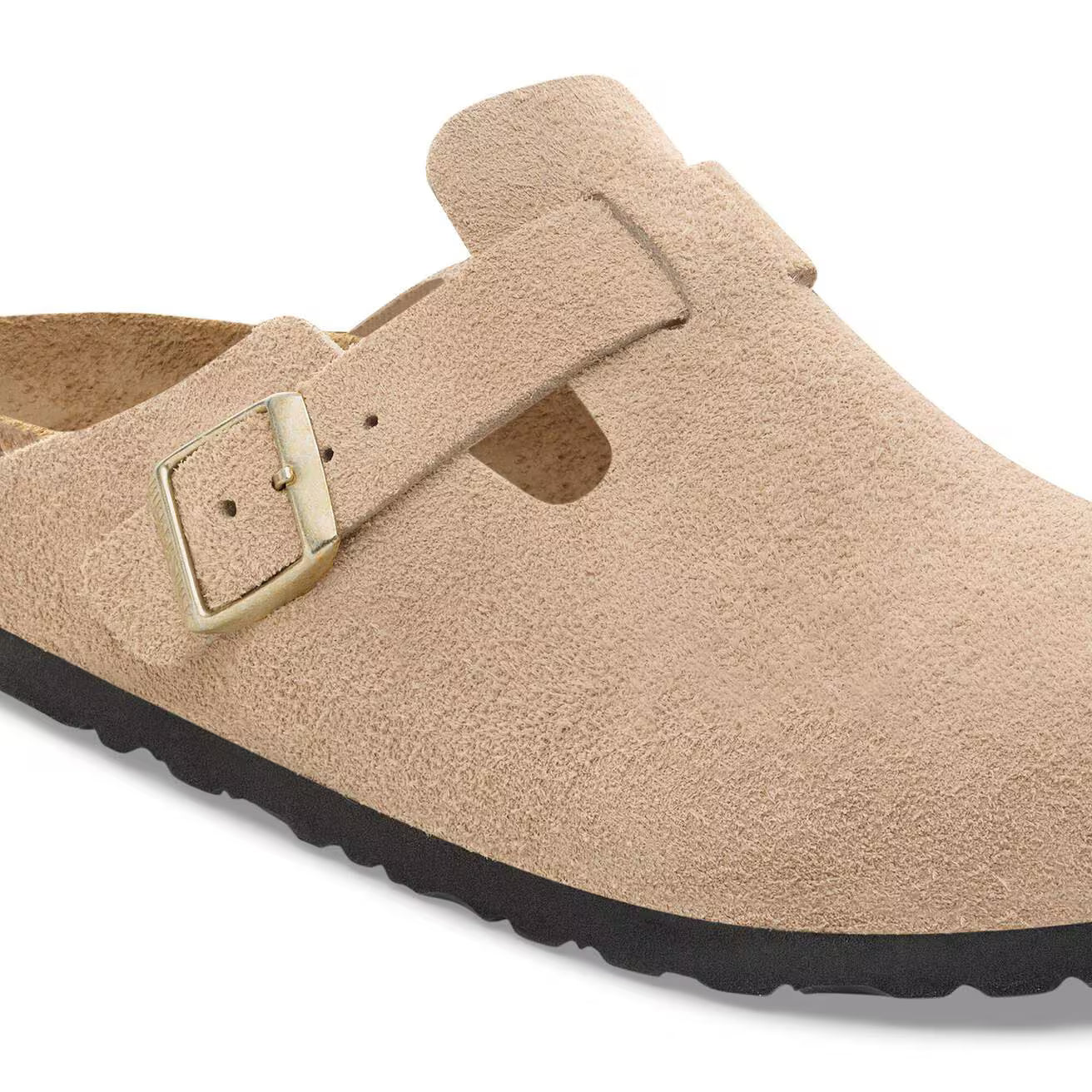 BOSTON SUEDE SANDCASTLE N-LADIES SANDALS-BIRKENSTOCK-JB Evans Fashions & Footwear