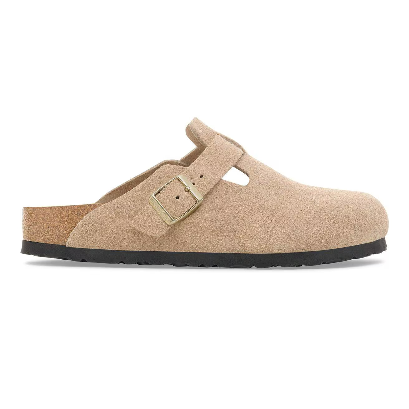 BOSTON SUEDE SANDCASTLE N-LADIES SANDALS-BIRKENSTOCK-JB Evans Fashions & Footwear