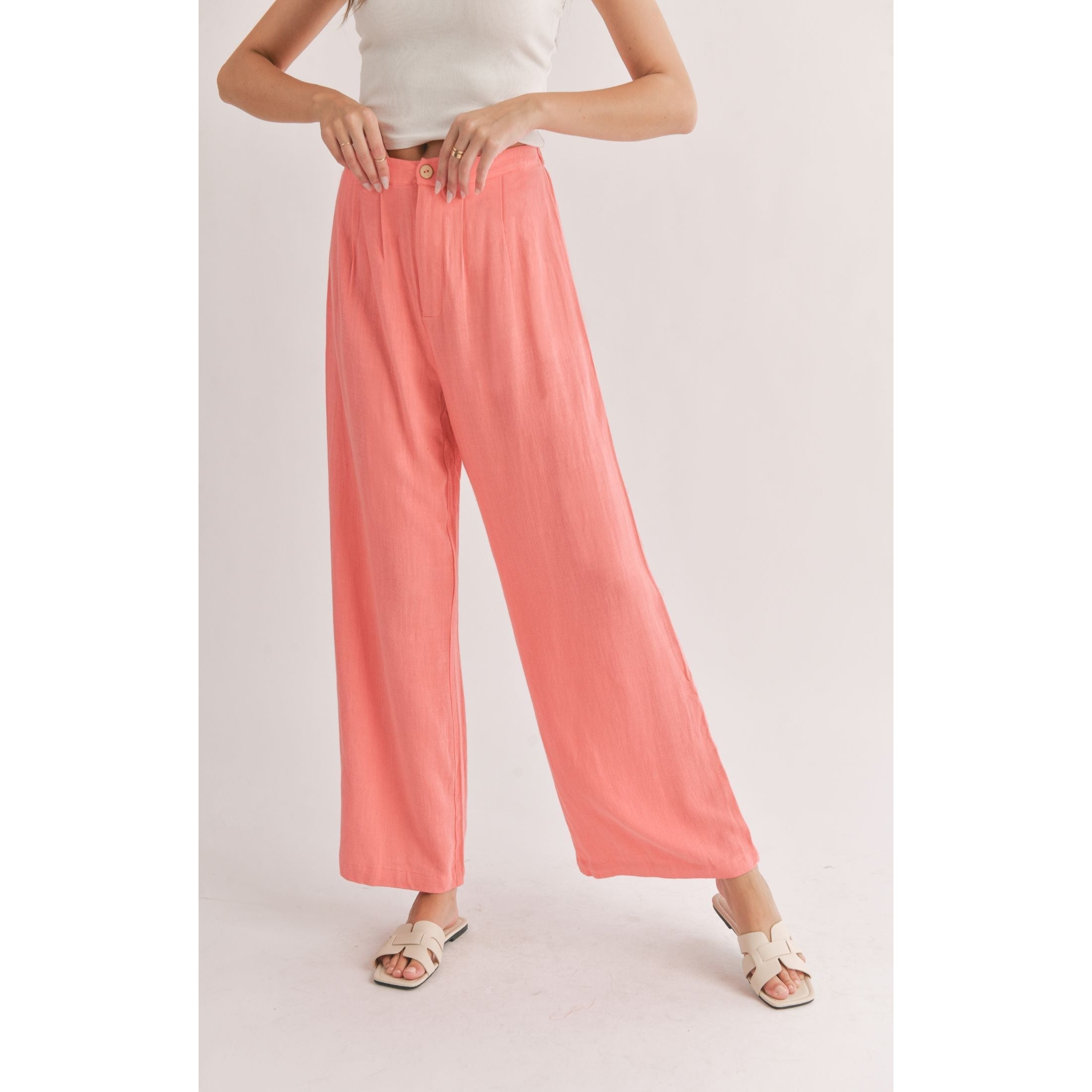 NORVIG Caroline Long Pants - Wide leg trousers - Boozt.com