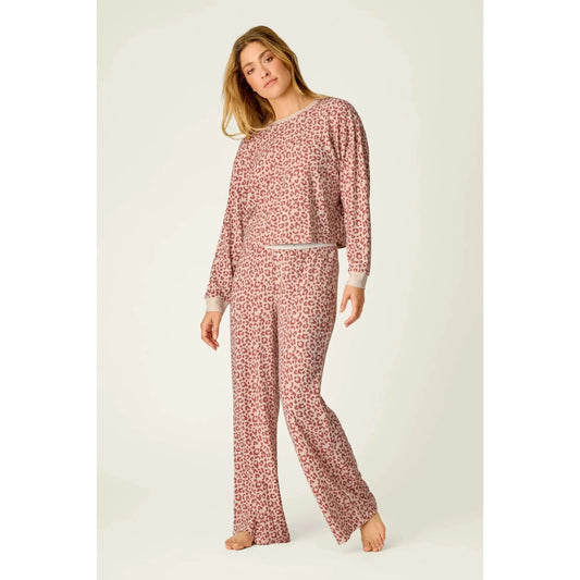 BOYFRIEND BOXER LEO PJ SET-LADIES LOUNGE & SLEEPWEAR-PJ SALVAGE-JB Evans Fashions & Footwear