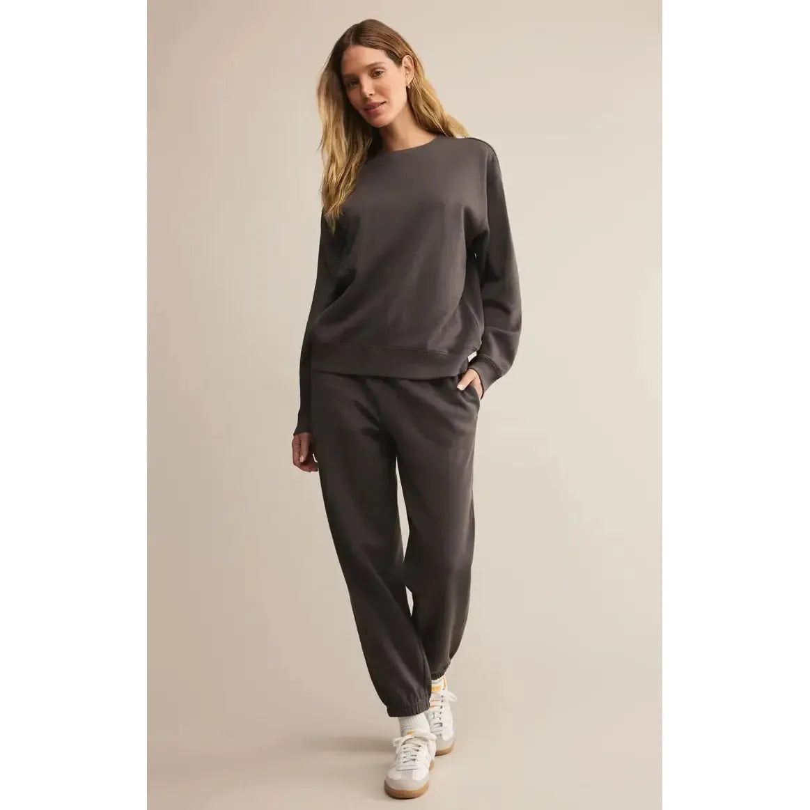 BOYFRIEND COTTON SWEATSHIRT-LADIES LOUNGE & SLEEPWEAR-Z SUPPLY-JB Evans Fashions & Footwear