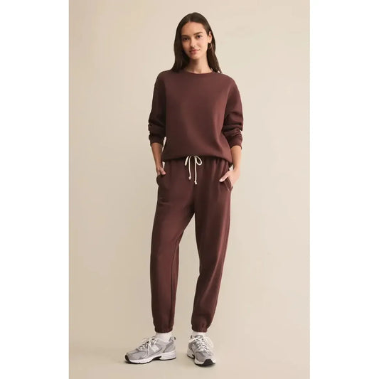 BOYFRIEND COTTON SWEATSHIRT-LADIES LOUNGE & SLEEPWEAR-Z SUPPLY-JB Evans Fashions & Footwear