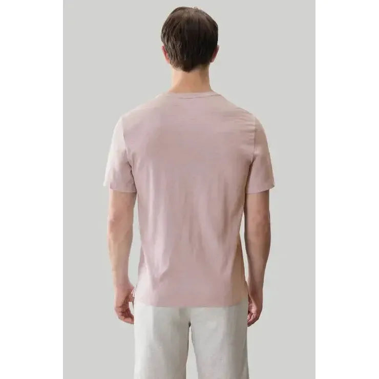 BRIGHTWOOD SS SLUB T-SHIRT-MENS T-SHIRTS & POLO'S-ROBERT BARAKETT-JB Evans Fashions & Footwear