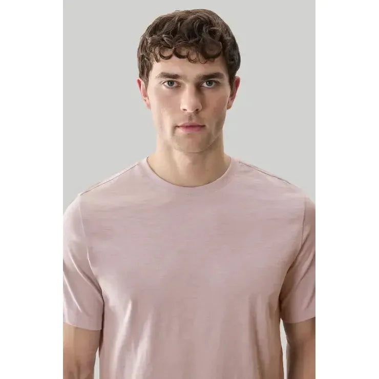 BRIGHTWOOD SS SLUB T-SHIRT-MENS T-SHIRTS & POLO'S-ROBERT BARAKETT-JB Evans Fashions & Footwear
