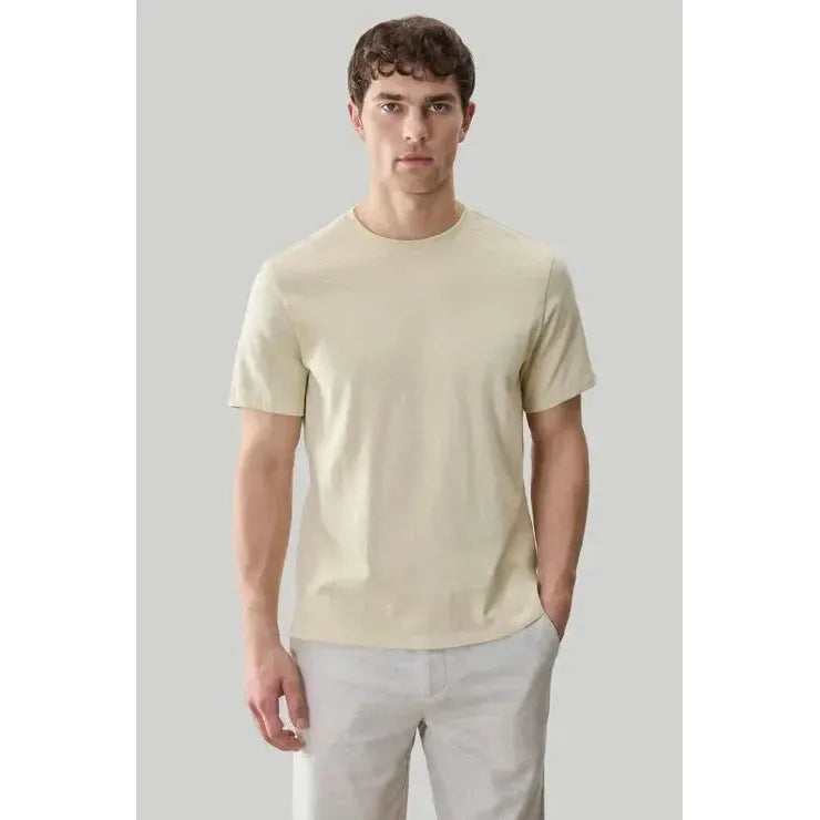 BRIGHTWOOD SS SLUB T-SHIRT-MENS T-SHIRTS & POLO'S-ROBERT BARAKETT-JB Evans Fashions & Footwear