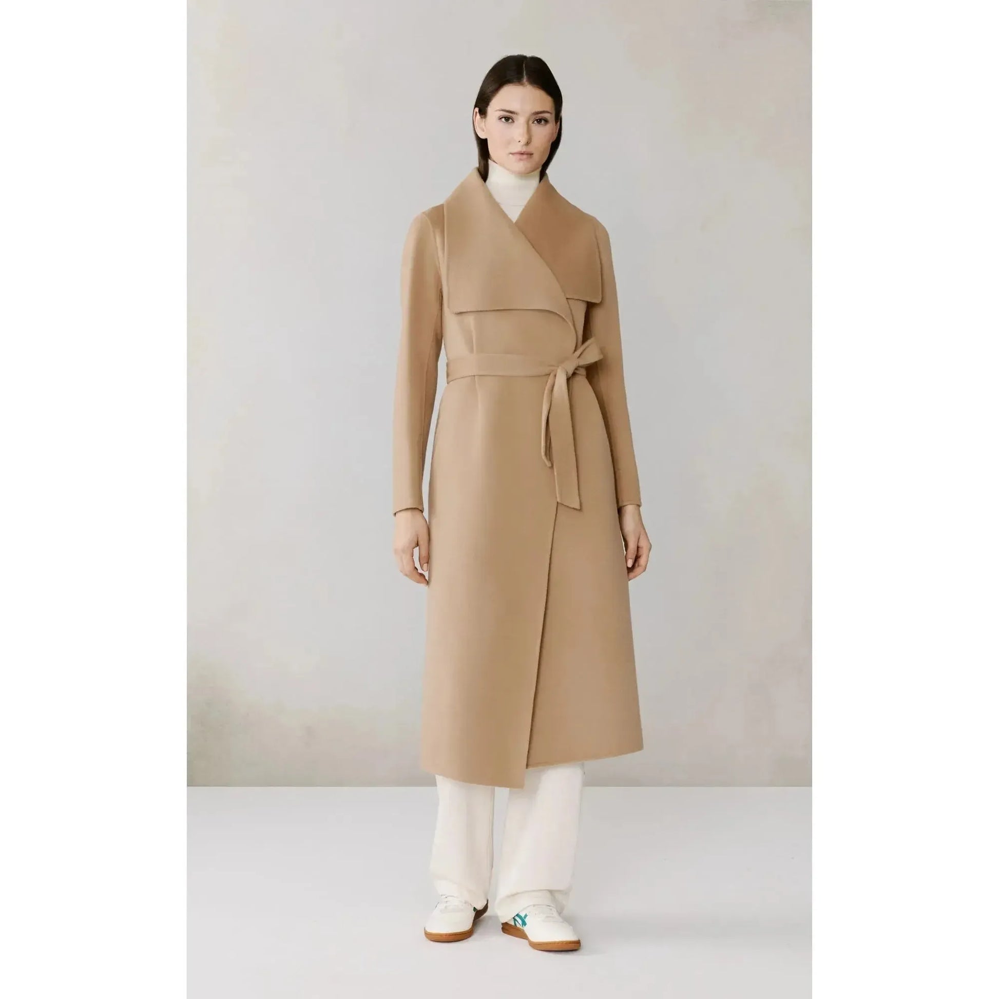 BRITTA DOUBLE FACE WOOL COAT-LADIES LIGHTWEIGHT COATS & JACKETS-SOIA & KYO-JB Evans Fashions & Footwear