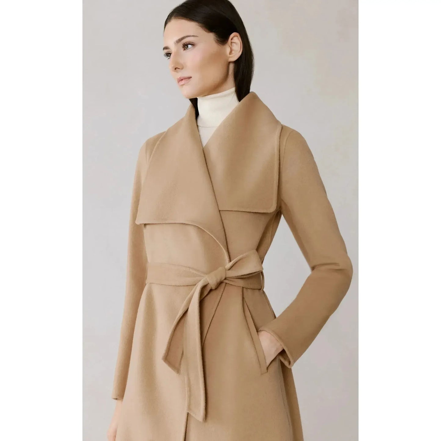 BRITTA DOUBLE FACE WOOL COAT-LADIES LIGHTWEIGHT COATS & JACKETS-SOIA & KYO-JB Evans Fashions & Footwear