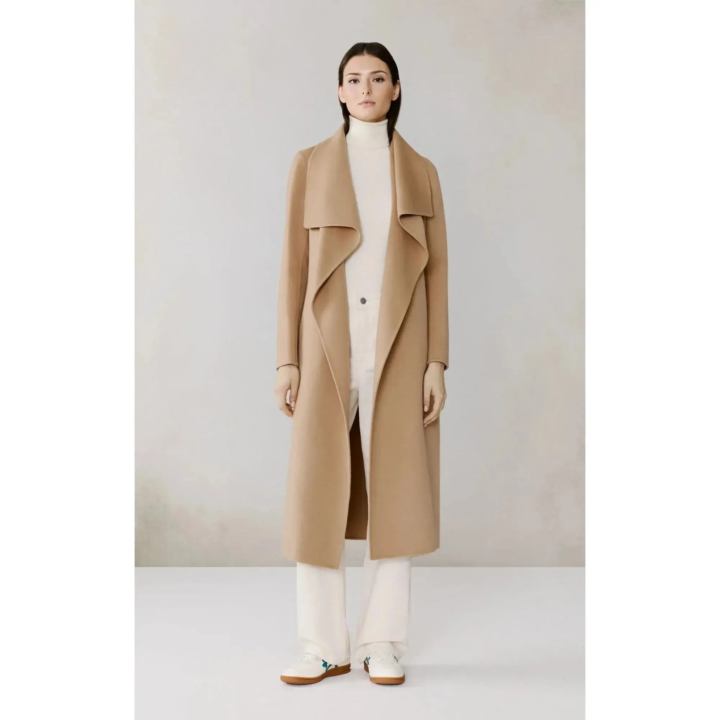 BRITTA DOUBLE FACE WOOL COAT-LADIES LIGHTWEIGHT COATS & JACKETS-SOIA & KYO-JB Evans Fashions & Footwear
