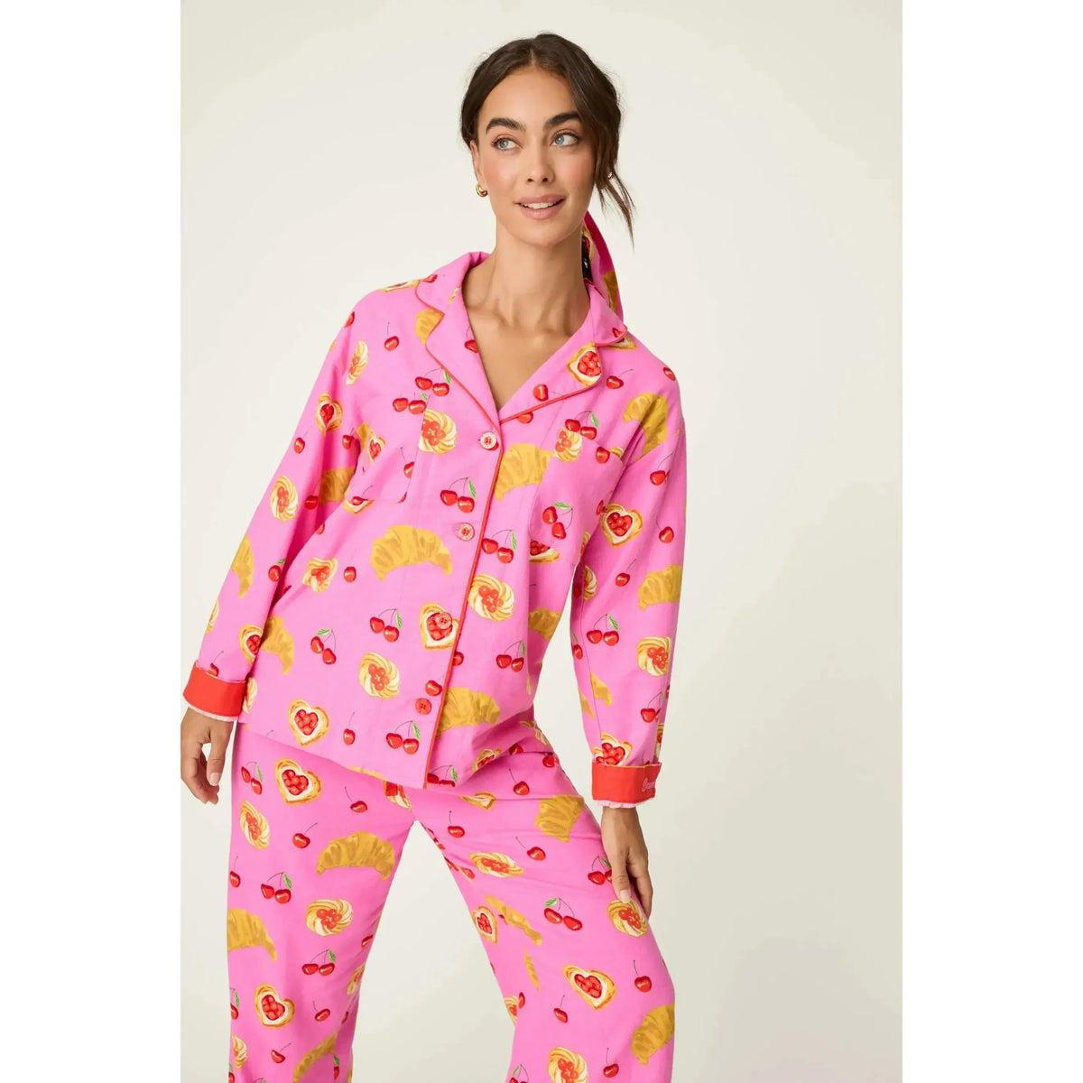 BRUNCH CLUB HERITAGE FLANNEL PJ SET-LADIES LOUNGE & SLEEPWEAR-PJ SALVAGE-JB Evans Fashions & Footwear