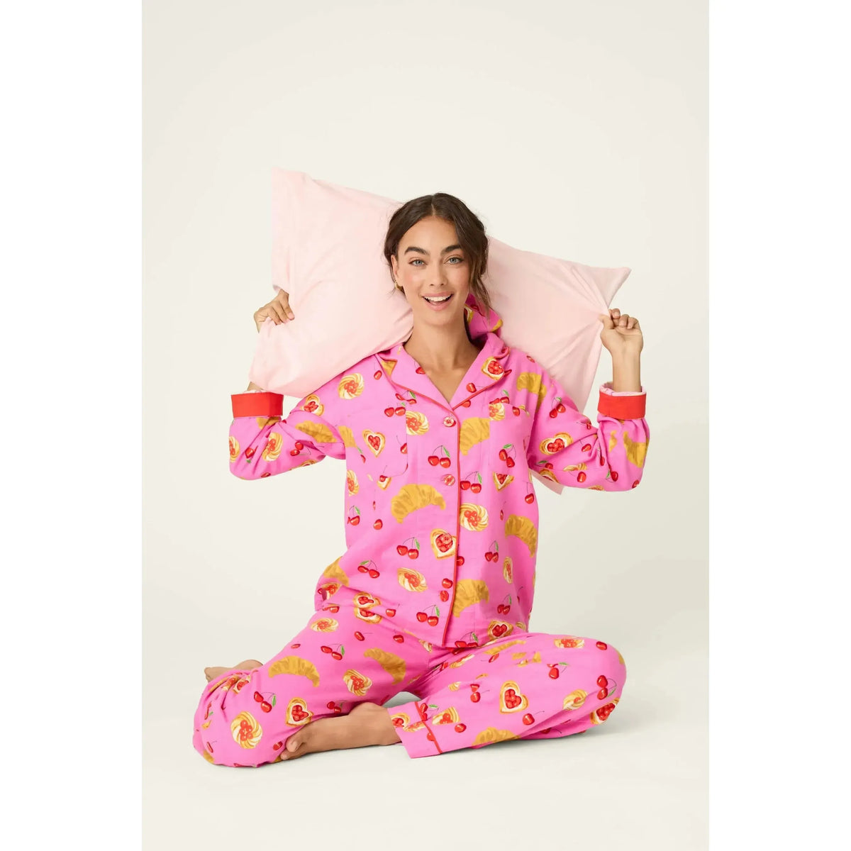 BRUNCH CLUB HERITAGE FLANNEL PJ SET-LADIES LOUNGE & SLEEPWEAR-PJ SALVAGE-JB Evans Fashions & Footwear