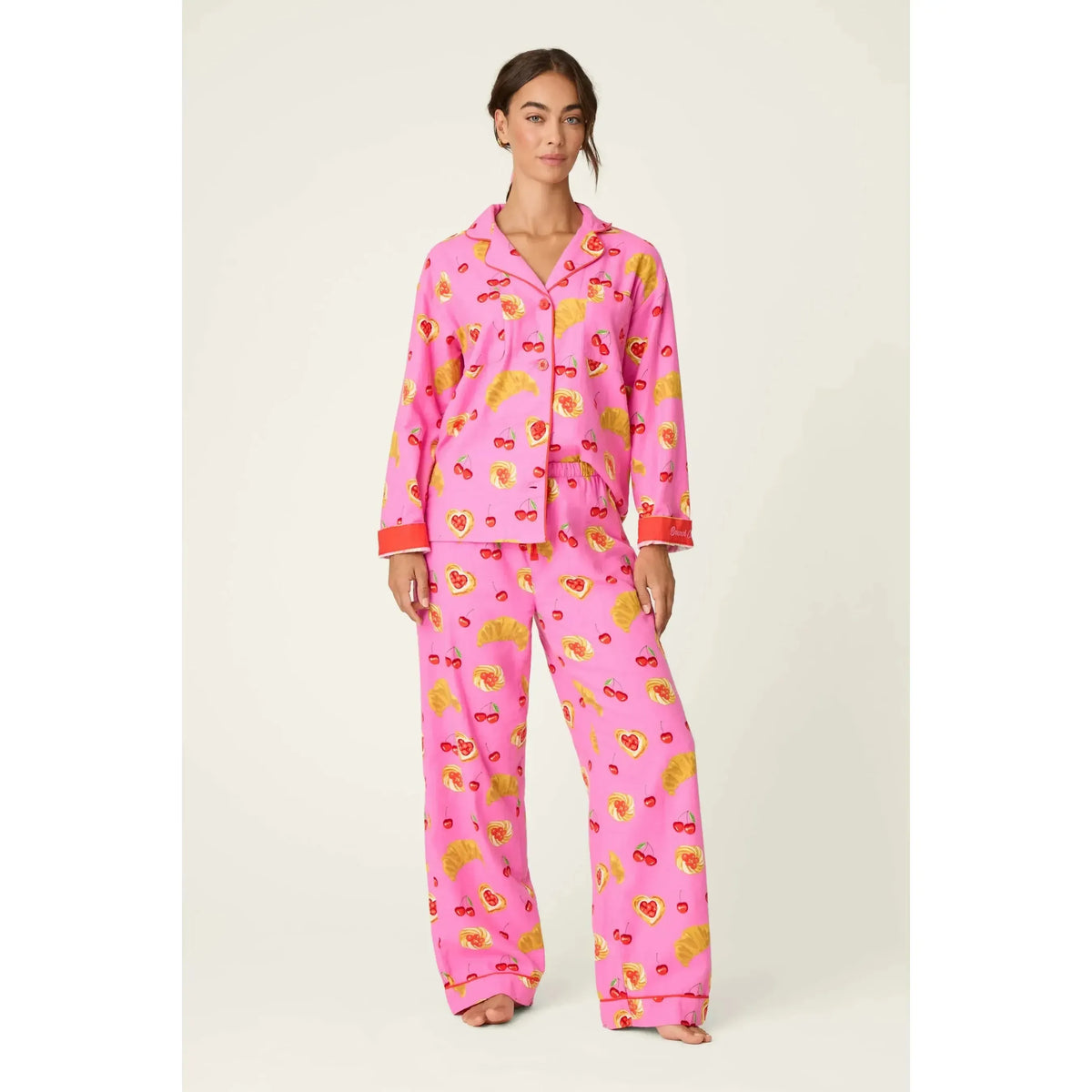 BRUNCH CLUB HERITAGE FLANNEL PJ SET-LADIES LOUNGE & SLEEPWEAR-PJ SALVAGE-JB Evans Fashions & Footwear