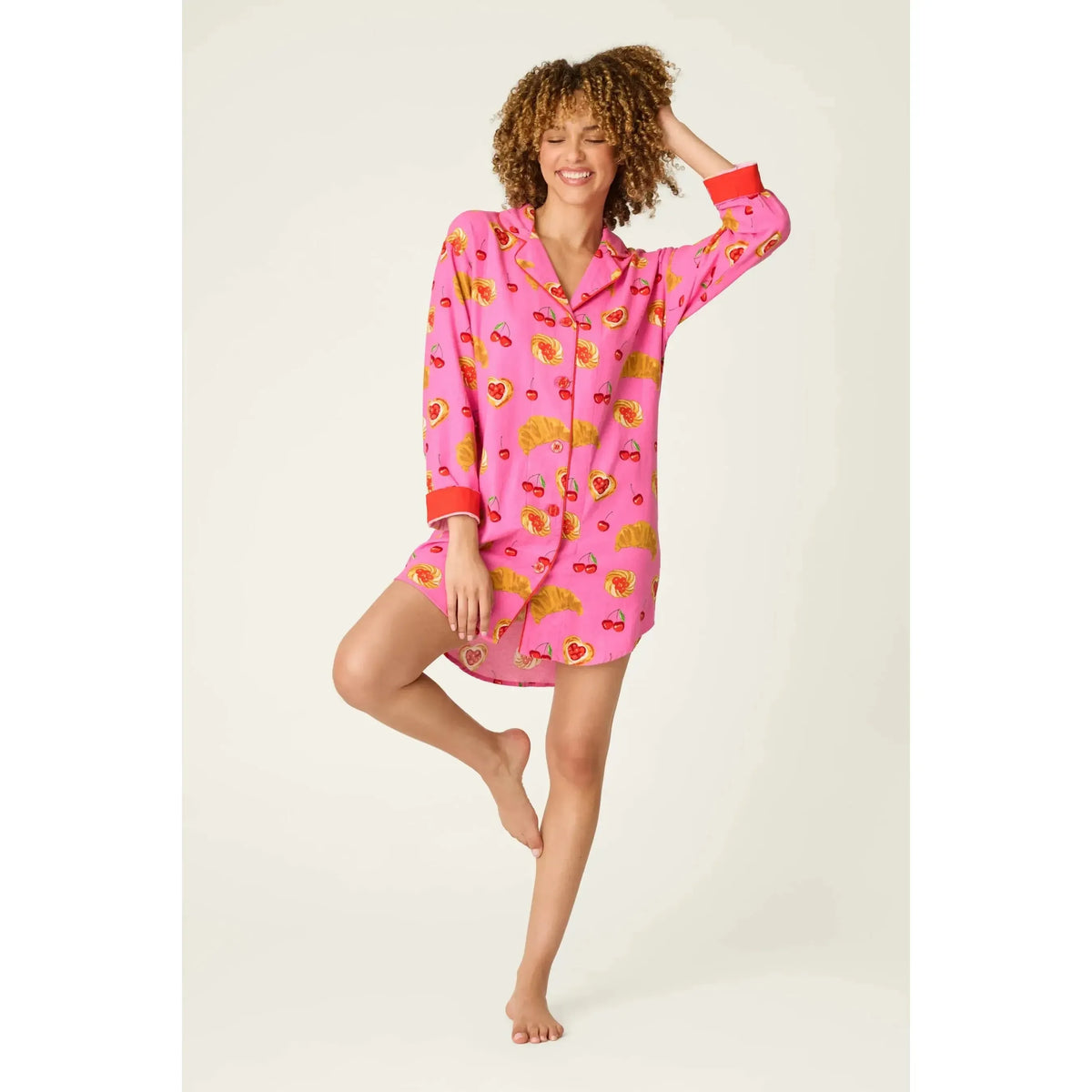 BRUNCH CLUB NIGHT SHIRT-LADIES LOUNGE & SLEEPWEAR-PJ SALVAGE-JB Evans Fashions & Footwear