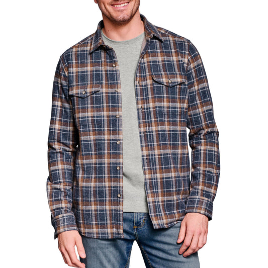 BRUSHED OPEN GRID BUTTON FRONT KNIT-MENS SHIRTS-JOHNSTON & MURPHY-JB Evans Fashions & Footwear