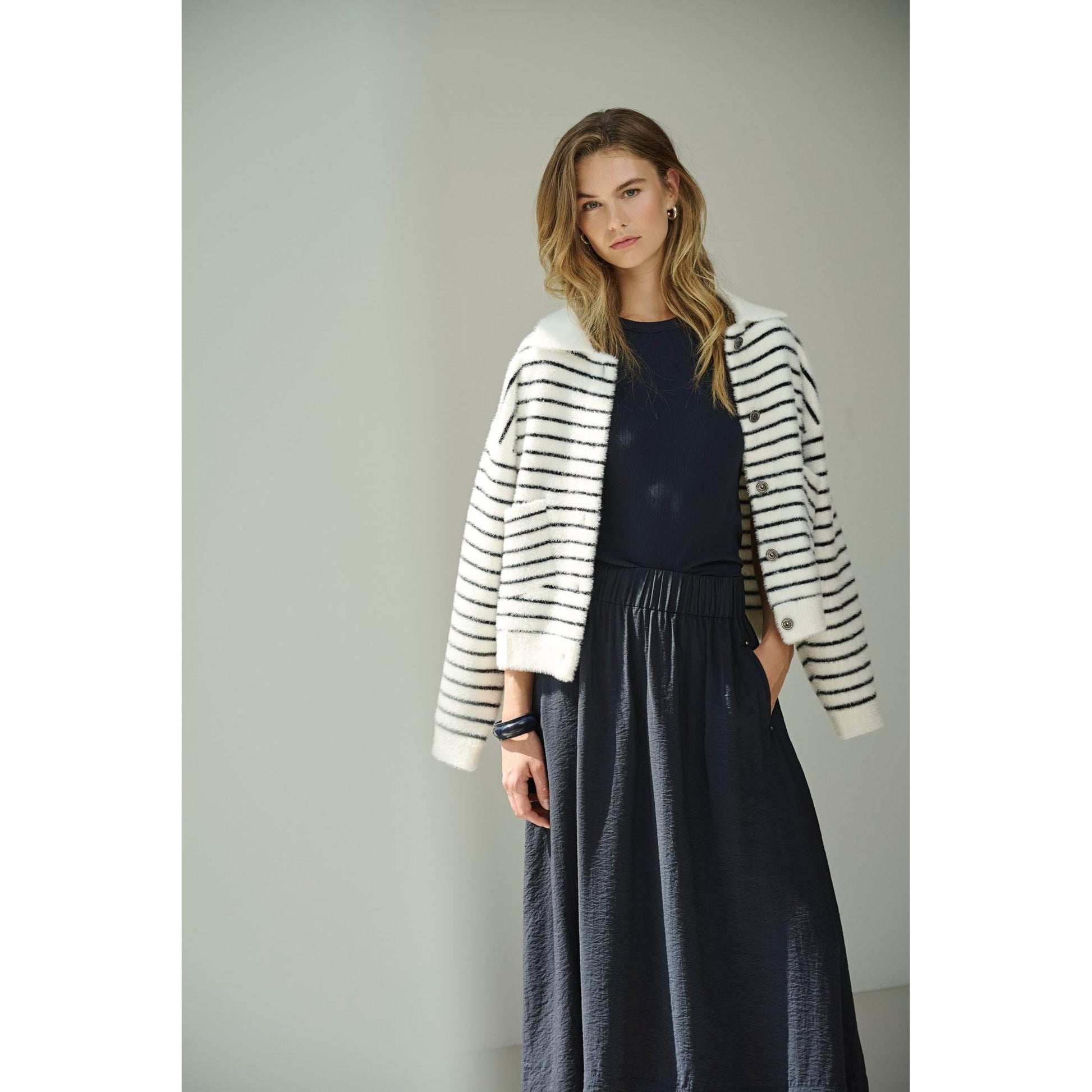BUBBLY BOXY JACKET-LADIES LIGHTWEIGHT COATS & JACKETS-RINO & PELLE-JB Evans Fashions & Footwear