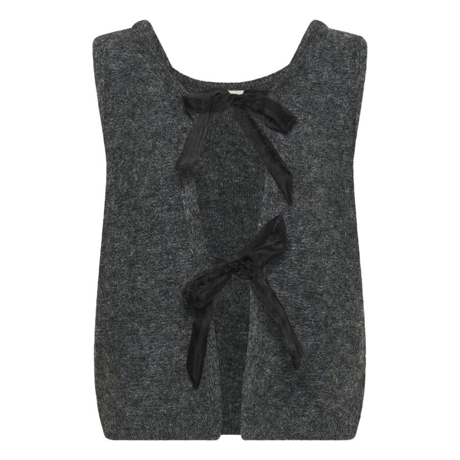 BULP KNIT VEST-LADIES SWEATERS & KNITS-CREAM-JB Evans Fashions & Footwear