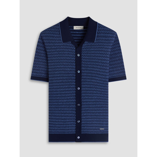 BUTTON DOWN POLO-MENS SHIRTS-BUGATCHI-JB Evans Fashions & Footwear