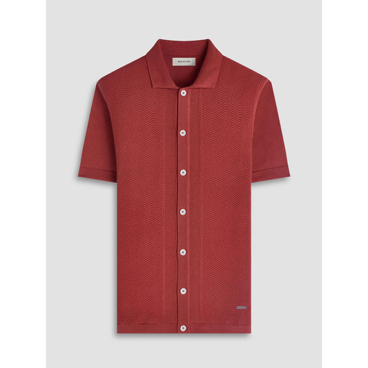 BUTTON DOWN POLO-MENS SHIRTS-BUGATCHI-JB Evans Fashions & Footwear