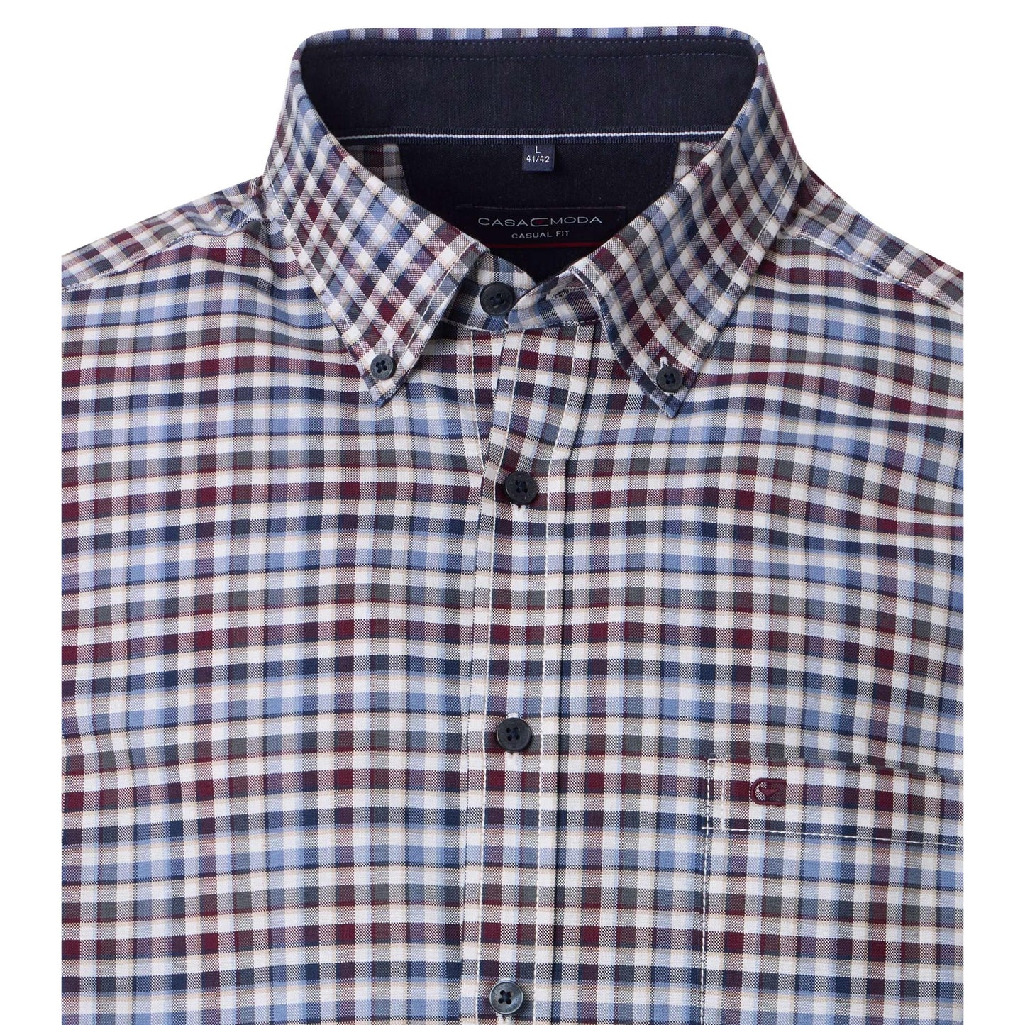 B.D CASUAL FIT PRINT SHIRT-MENS SHIRTS-CASA C MODA-JB Evans Fashions & Footwear