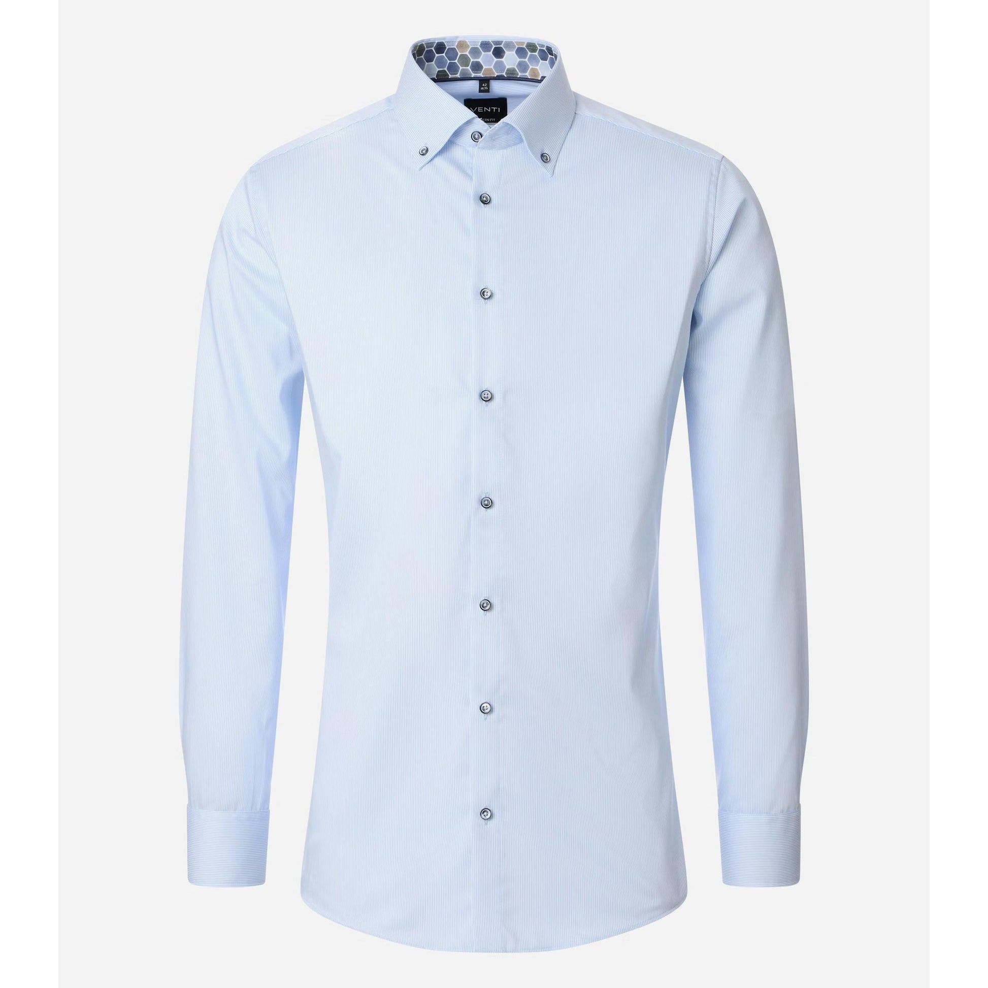 B.D MODERN FIT STRIPE-MENS SHIRTS-VENTI-JB Evans Fashions & Footwear