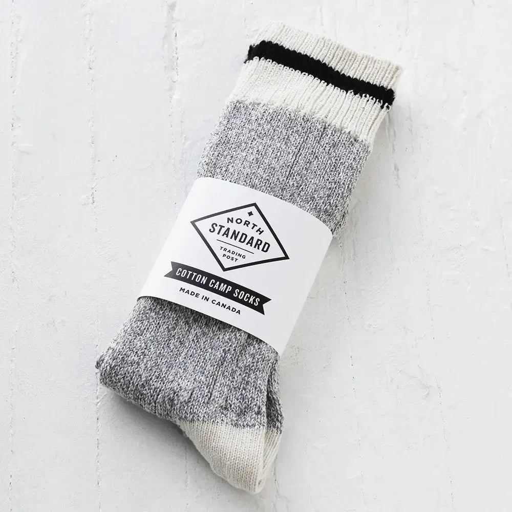 CAMP SOCKS-30954051-W5-9GREY HUNTER-SOCKS-NORTH STANDARD TRADING POST-JB Evans Fashions & Footwear