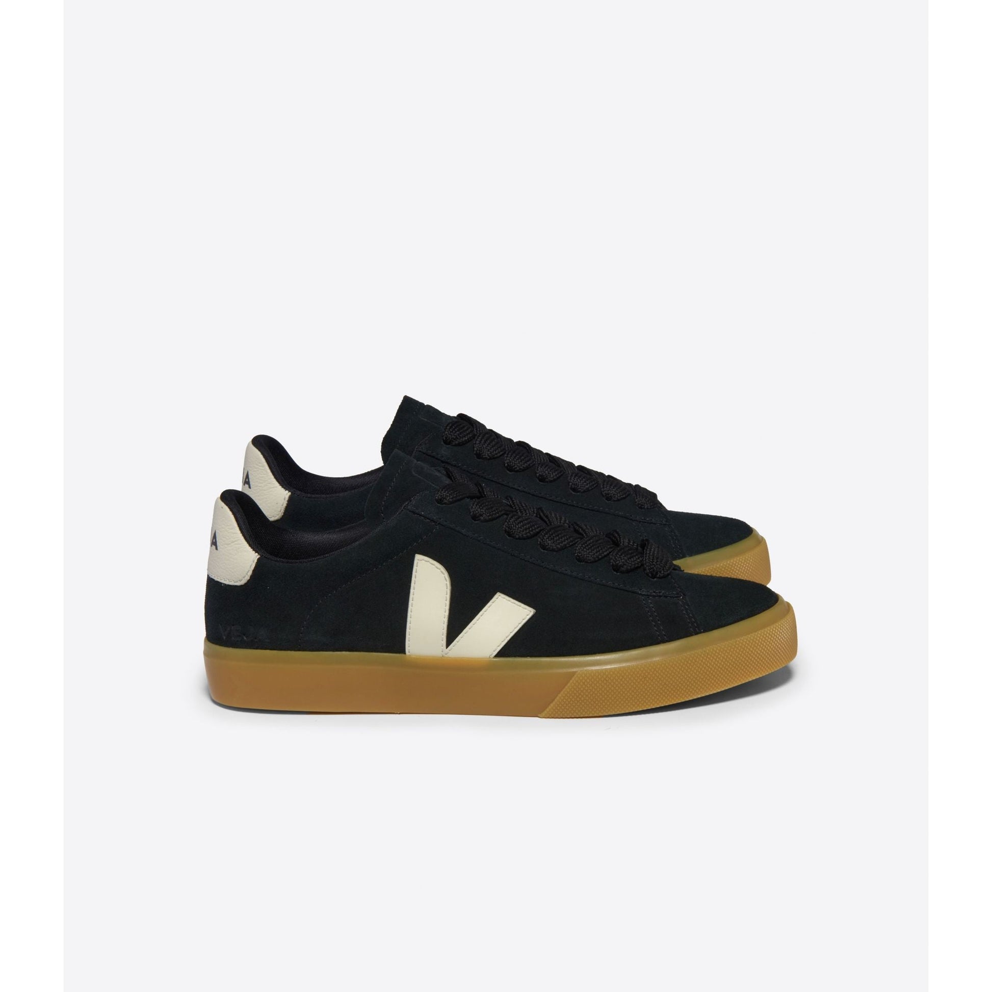 CAMPO BOLD SUEDE BLACK PIERRE-MENS SNEAKERS-VEJA-JB Evans Fashions & Footwear