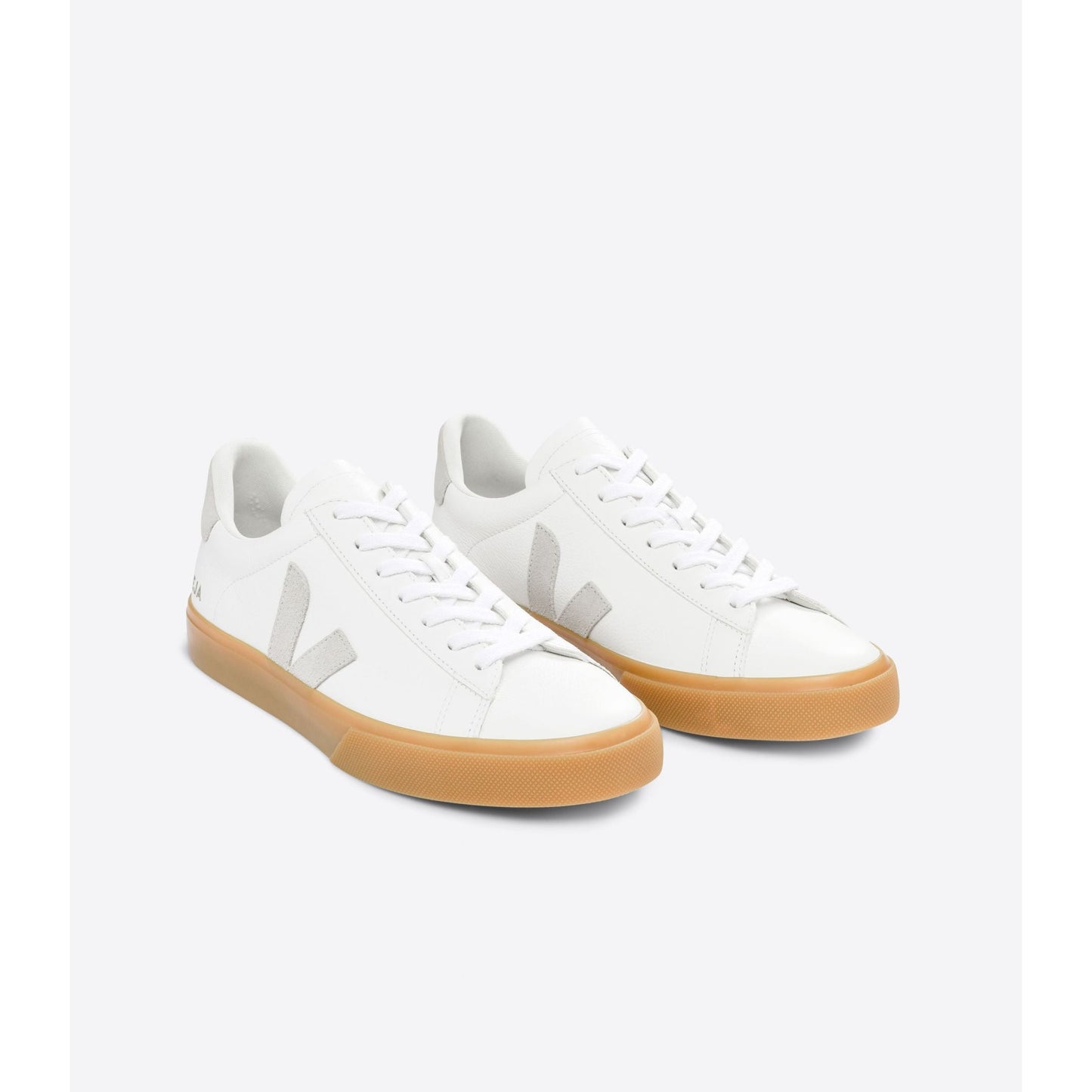 CAMPO WHITE WITH NATURAL SOLE-MENS SNEAKERS-VEJA-JB Evans Fashions & Footwear