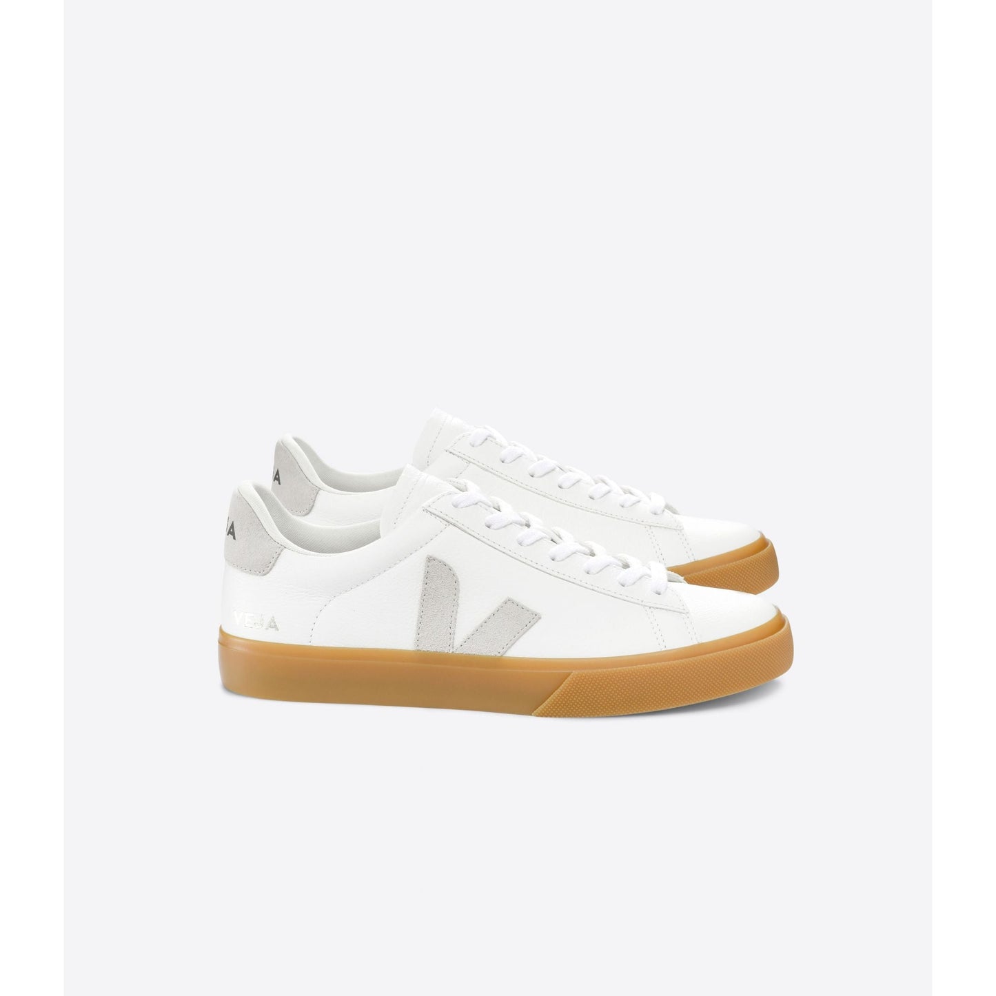 CAMPO WHITE WITH NATURAL SOLE-MENS SNEAKERS-VEJA-JB Evans Fashions & Footwear