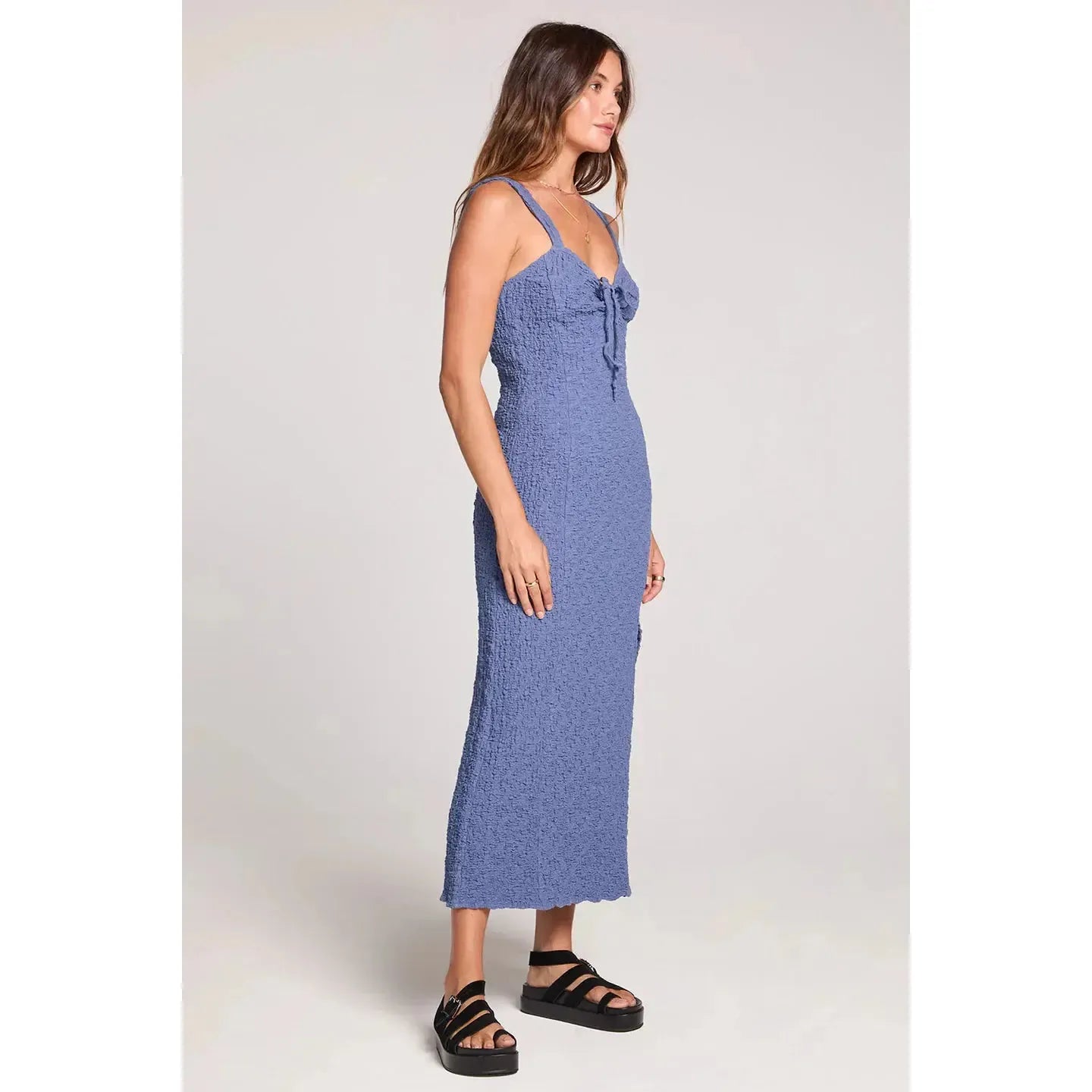 CANNA MIDI DRESS-LADIES DRESSES & JUMPERS-SALTWATER-JB Evans Fashions & Footwear