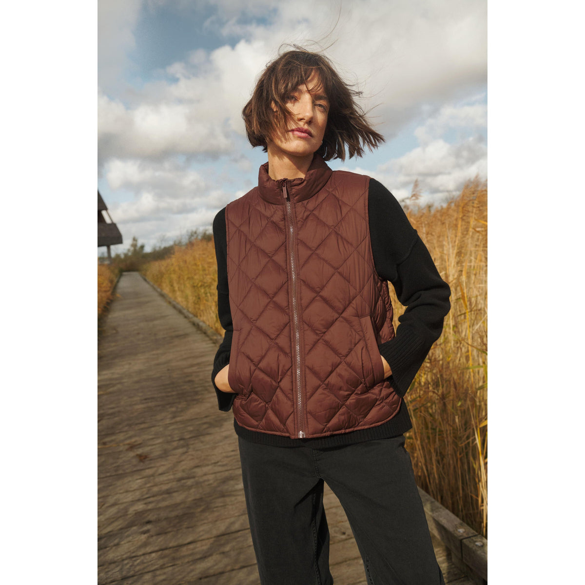 CARLOTA VEST-LADIES LIGHTWEIGHT COATS & JACKETS-PART TWO-JB Evans Fashions & Footwear
