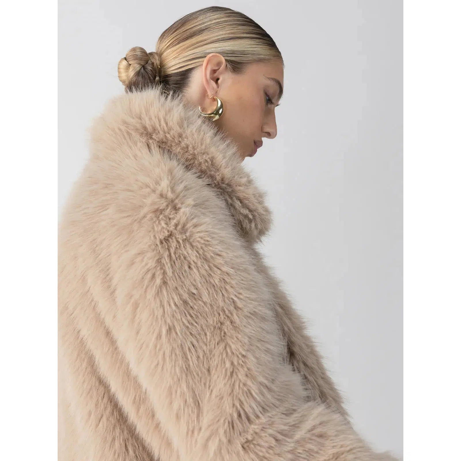 CARMEN FUR COAT-LADIES LIGHTWEIGHT COATS & JACKETS-SANCTUARY-JB Evans Fashions & Footwear