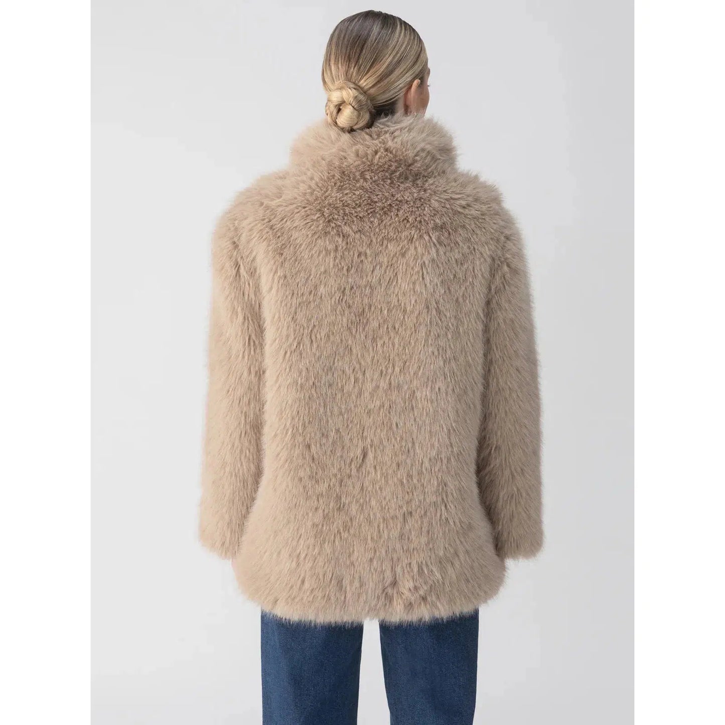 CARMEN FUR COAT-LADIES LIGHTWEIGHT COATS & JACKETS-SANCTUARY-JB Evans Fashions & Footwear