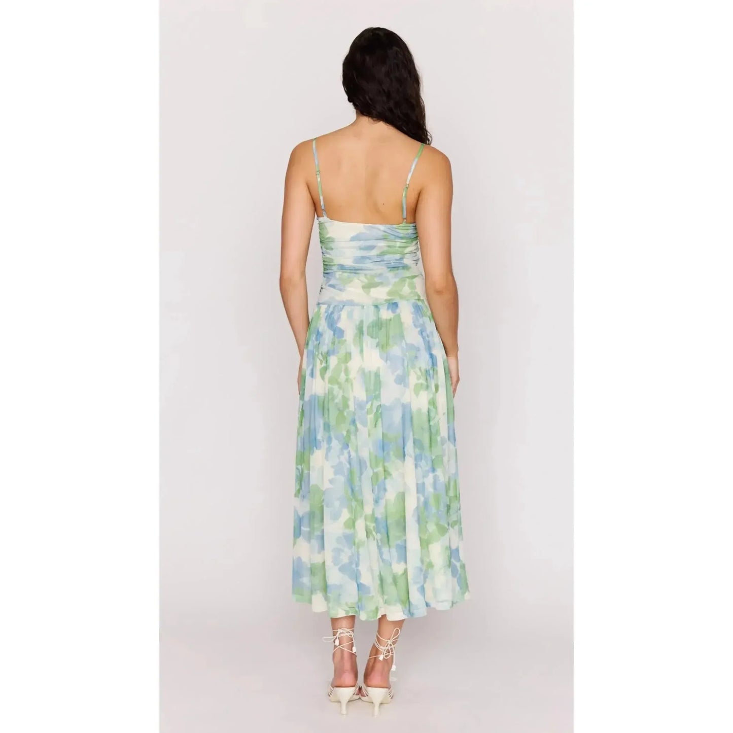 CARRIE MESH MAXI DRESS-LADIES DRESSES & JUMPERS-MINK PINK-JB Evans Fashions & Footwear