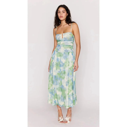 CARRIE MESH MAXI DRESS-LADIES DRESSES & JUMPERS-MINK PINK-JB Evans Fashions & Footwear