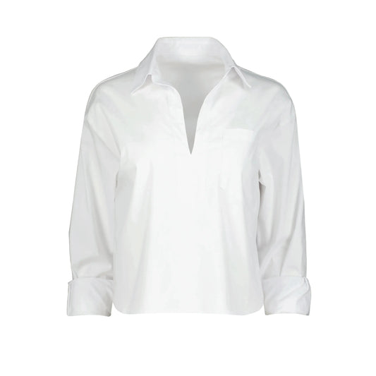 CASEY POPLIN PULLOVER-LADIES TOPS-BISHOP & YOUNG-JB Evans Fashions & Footwear