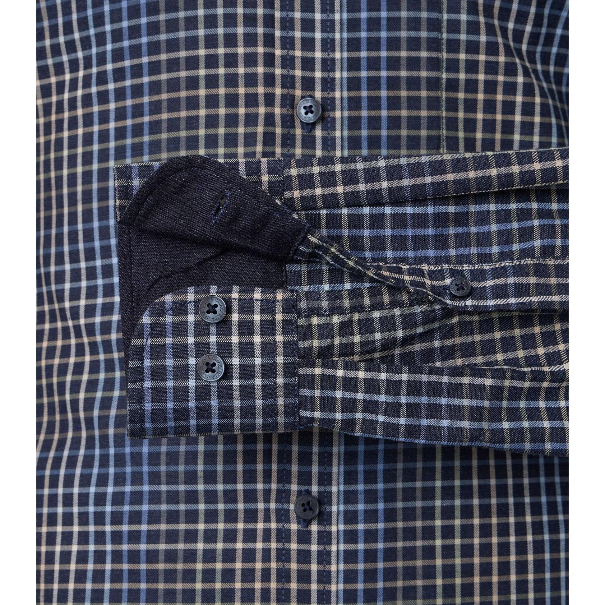 CASUAL FIT B.D SMALL WINDOW CHECK-MENS SHIRTS-CASA C MODA-JB Evans Fashions & Footwear