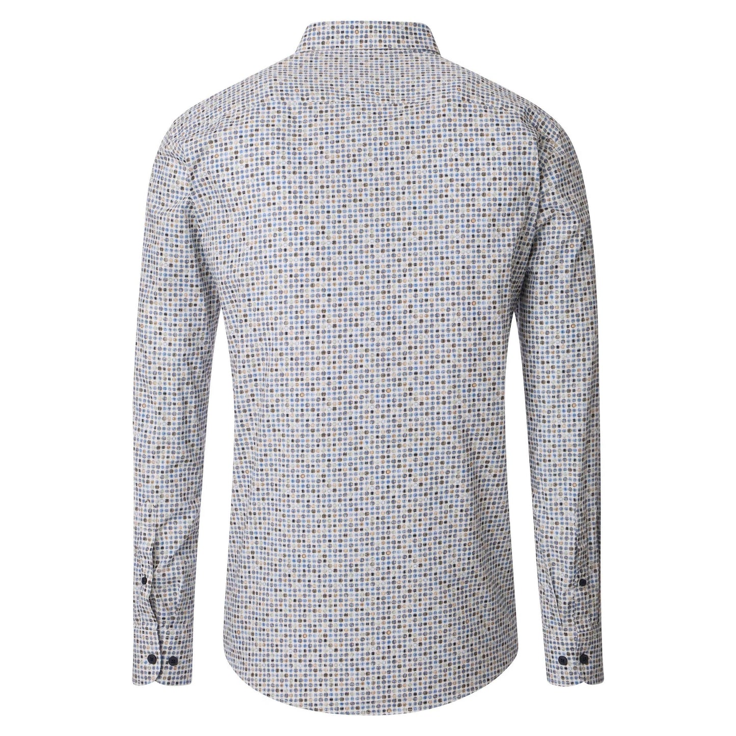 CASUAL FIT DOT PATTERN BUTTON DOWN-MENS SHIRTS-CASA C MODA-JB Evans Fashions & Footwear