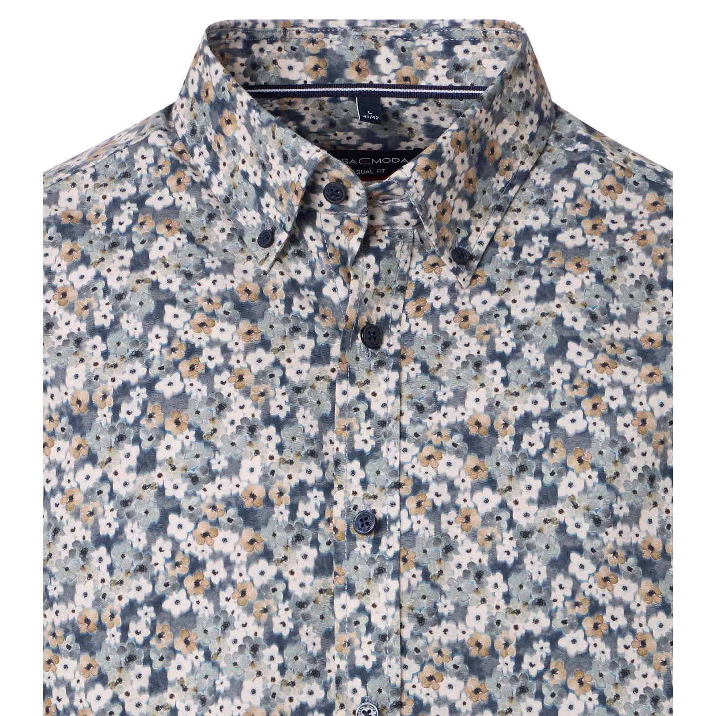 CASUAL FIT FLORAL PATTERN B.D-MENS SHIRTS-CASA C MODA-JB Evans Fashions & Footwear