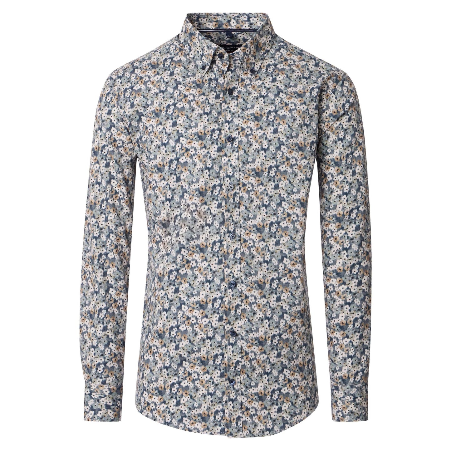CASUAL FIT FLORAL PATTERN B.D-MENS SHIRTS-CASA C MODA-JB Evans Fashions & Footwear