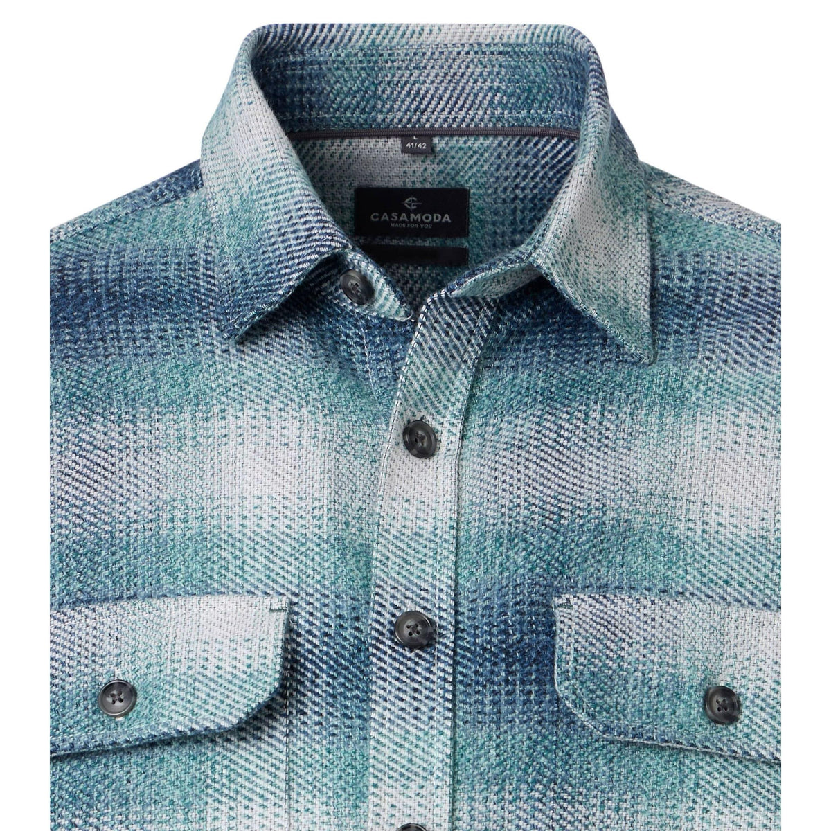 CASUAL FIT HEAVY WEIGHT CHECK FLANNEL-MENS SHIRTS-CASA C MODA-JB Evans Fashions & Footwear