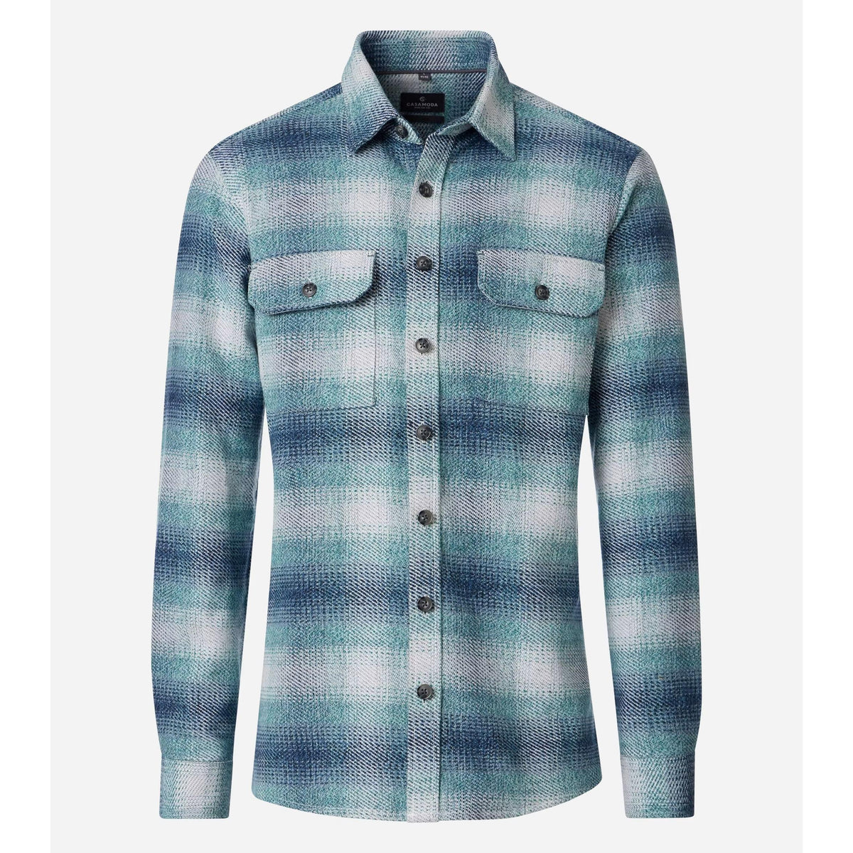 CASUAL FIT HEAVY WEIGHT CHECK FLANNEL-MENS SHIRTS-CASA C MODA-JB Evans Fashions & Footwear